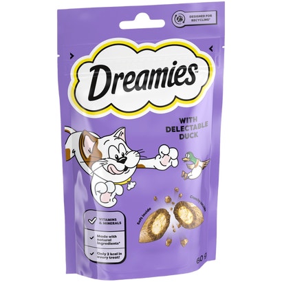Cat Treats With Duck - brand image